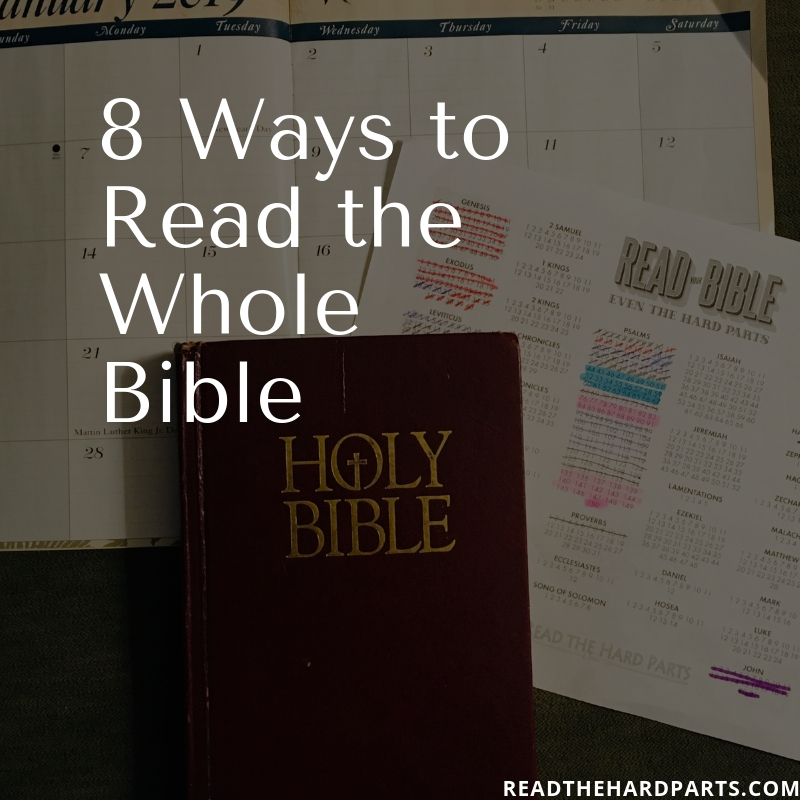 is it hard to read the whole bible